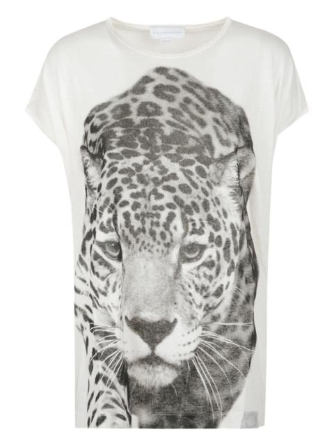 Stella McCartney jaguar-print T-shirt