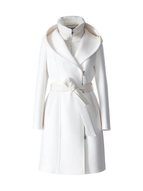 MACKAGE Women's Shia 2-In-1 Double-Face Wool Coat - Cream