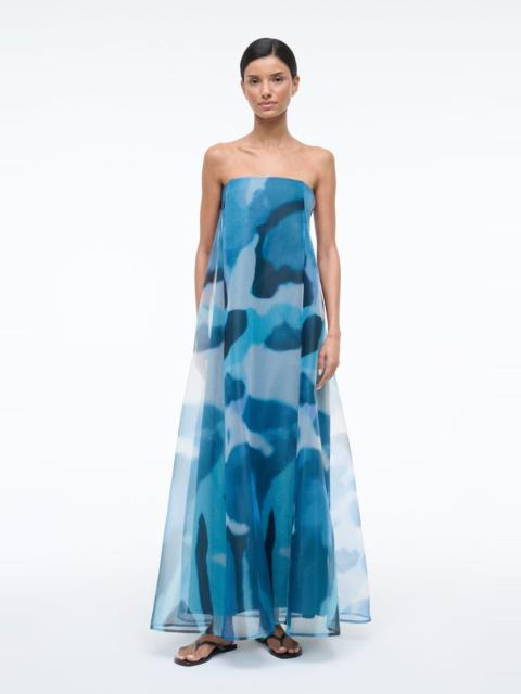 STAUD STAUD ALLYSON DRESS BLUE HAZE