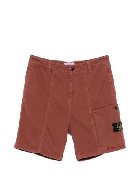 Stone Island logo-patch cargo shorts