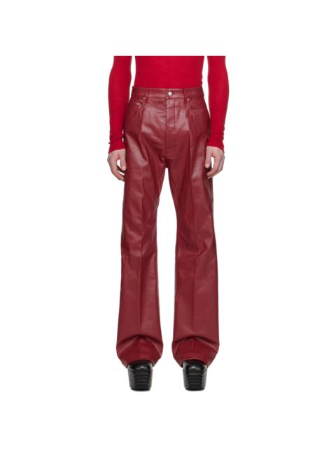 Rick Owens Red Geth Jeans