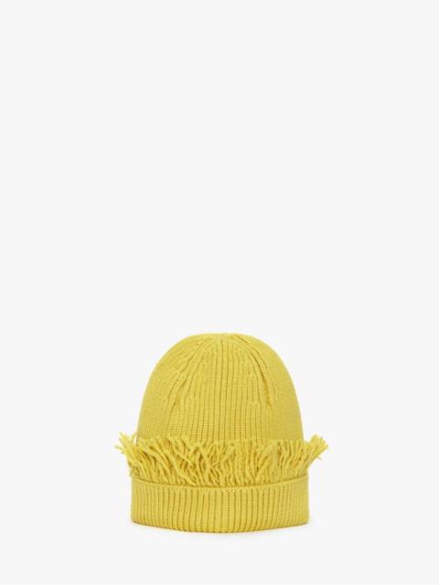 JW Anderson BEANIE WITH FRINGE DETAIL