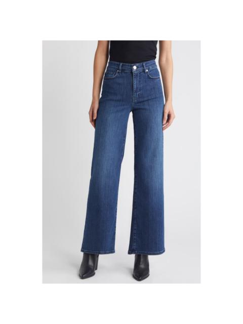 FRAME Le Slim Palazzo Ankle Jeans in Thunderstorm at Nordstrom