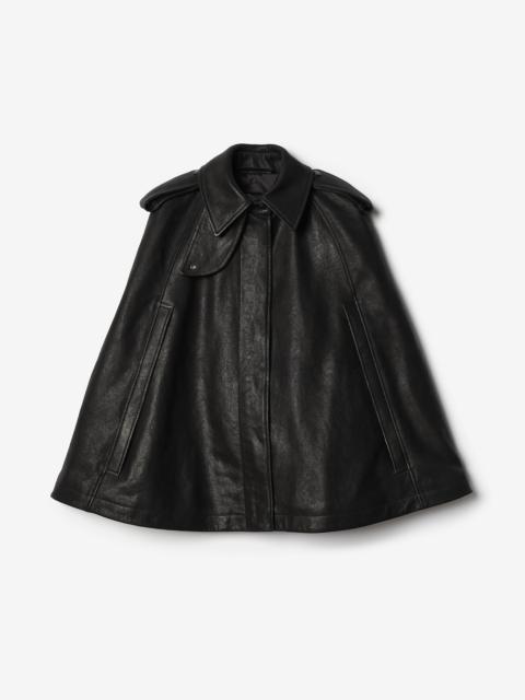 Burberry Leather Cape