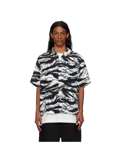 TAKAHIROMIYASHITA TheSoloist. Black & White Tiger Camouflage T-shirt
