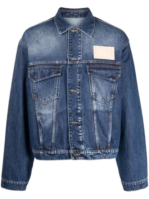 A-COLD-WALL* vintage-wash logo-print denim jacket
