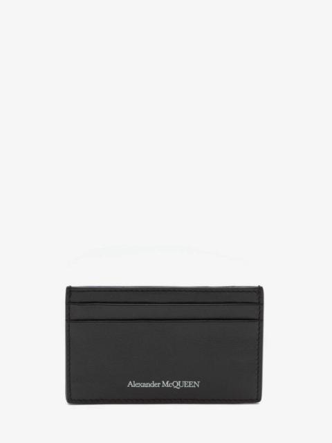 Men's Leather Cardholder in Black