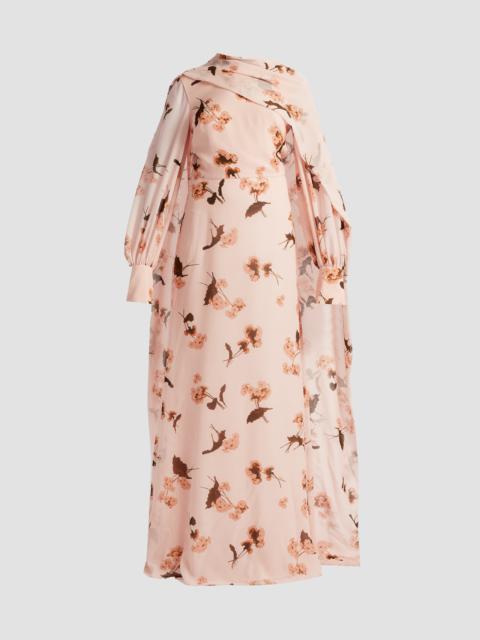 Erdem LONG SLEEVE DRAPE GOWN