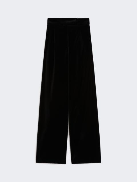 BRATTO1234 Sateen velvet trousers