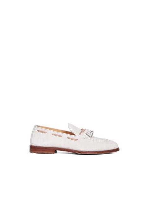 Brunello Cucinelli tassel leather loafers