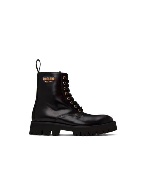 Black Plate Boots