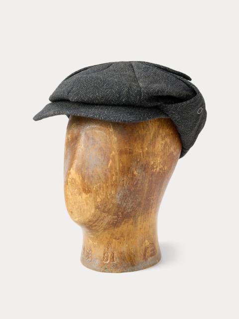 RRL by Ralph Lauren Wool-Cotton Herringbone Earflap Cap