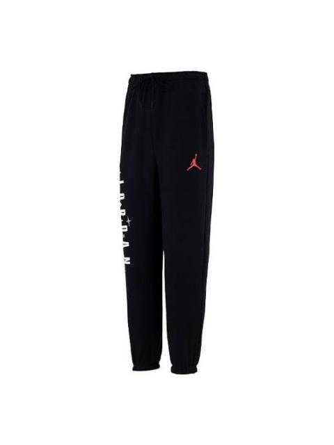 Jordan Men's Air Jordan Logo Printing Casual Long Pants/Trousers Black DO9154-010