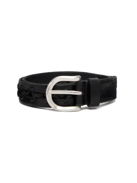 Our Legacy Black Plait Belt