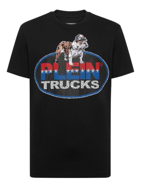 PHILIPP PLEIN graphic bulldog-print T-shirt