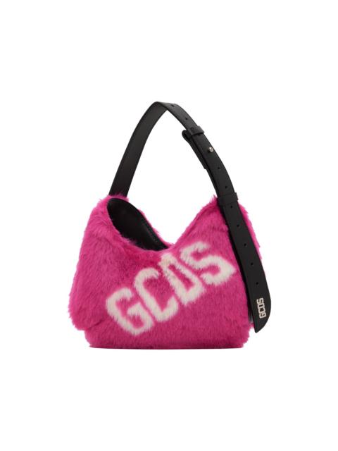 GCDS Pink Comma Logo Twist Bag