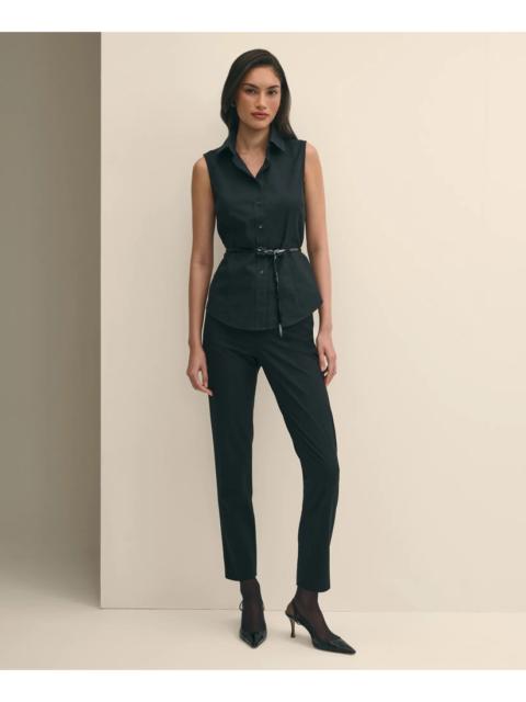 Brooks Brothers The Essentials Brooks Brothers Stretch Wool Slim Crop Pants