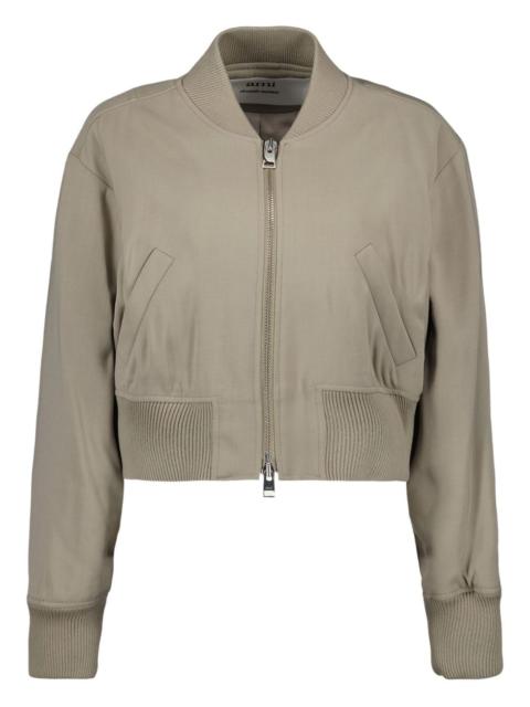 AMI Paris padded bomber jacket