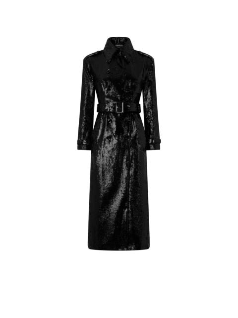 TOM FORD SEQUIN TRENCH COAT