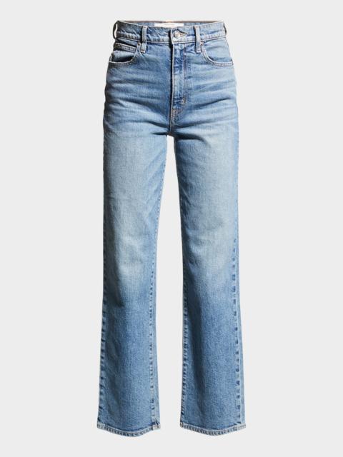 SLVRLAKE London High-Rise Straight-Leg Jeans