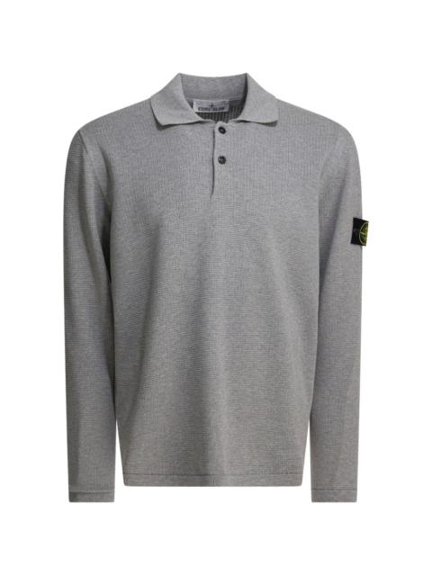 long-sleeve polo shirt