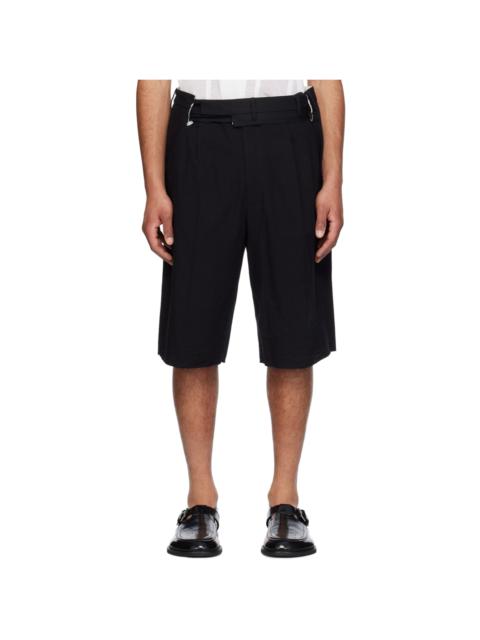 MAGLIANO Black Raw Edge Shorts