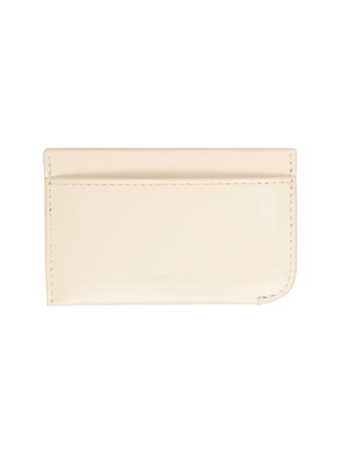 JACQUEMUS Off-White 'Le Porte Curvo' Card Holder