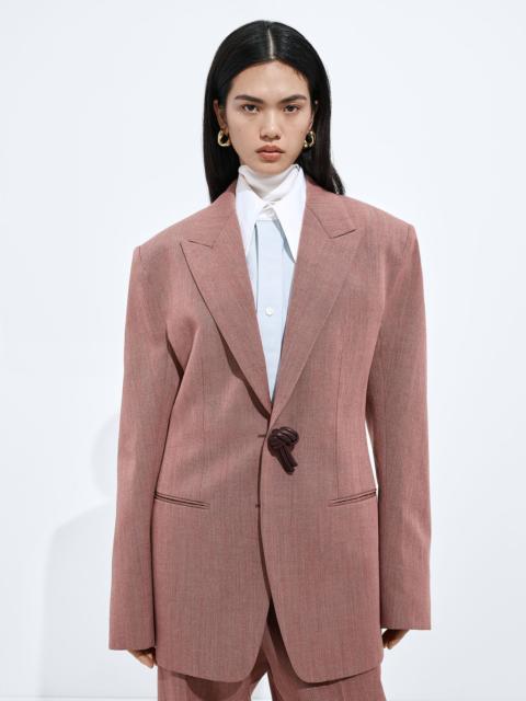 Bottega Veneta Wool and Linen Melange Jacket