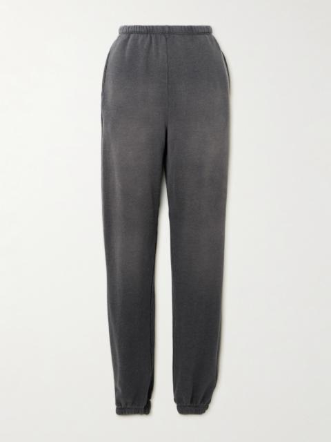 RE/DONE + Hanes 80s Cotton-blend Jersey Track Pants
