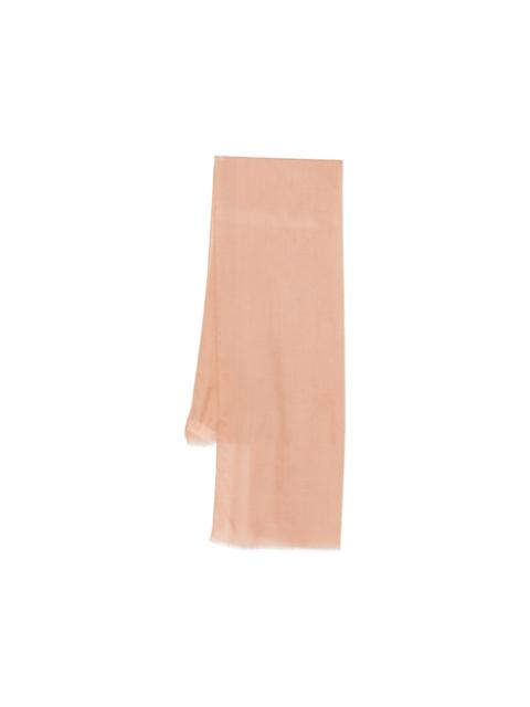 Max Mara MXAZINNIA fringed scarf