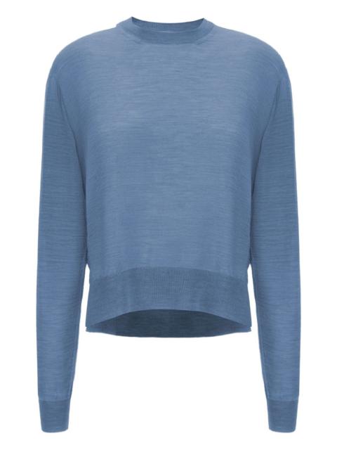 Jil Sander mélange-effect knitted top