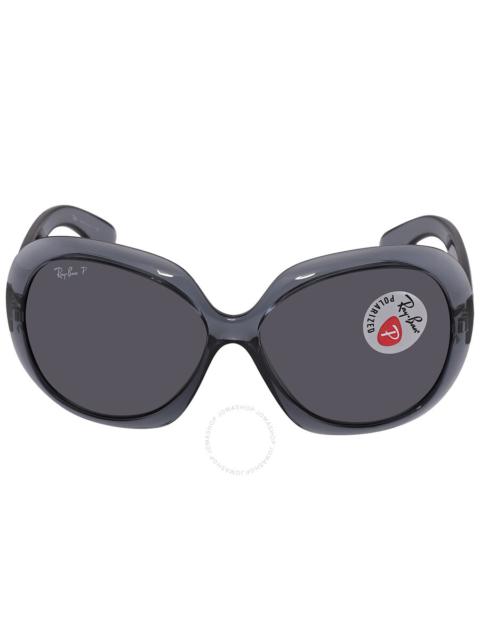 Ray-Ban Ray Ban Jackie Ohh II Transparent Grey Butterfly Ladies Sunglasses RB4098 659281 60