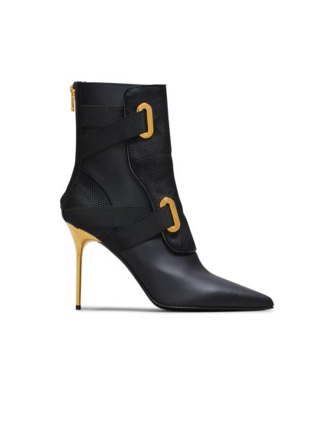 Balmain Venus leather ankle boots