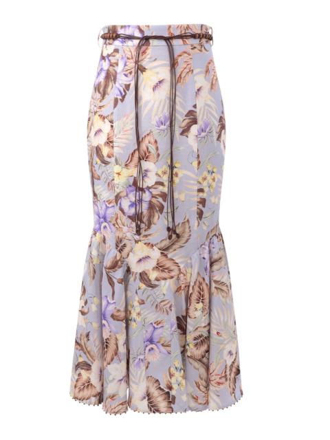 Zimmermann COCO FIT AND FLARE MIDI SKIRT