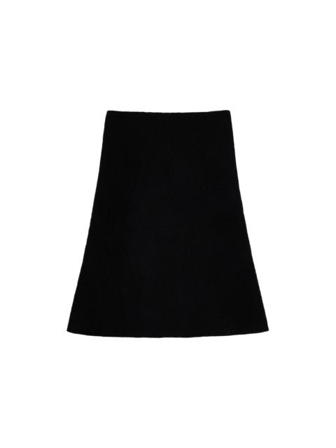 Rick Owens Black Cowl Scarf