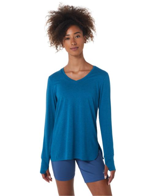 Asics WOMEN'S LONG SLEEVE HEATHER TOP