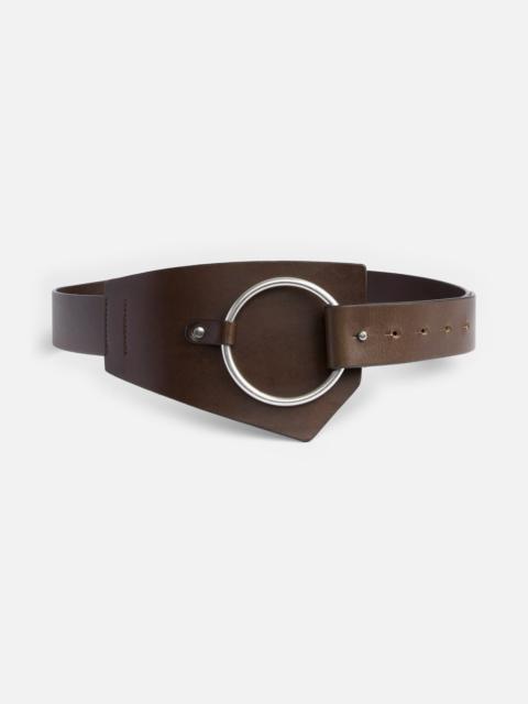 7 For All Mankind ASYMMETRIC WAIST BELT in Leather