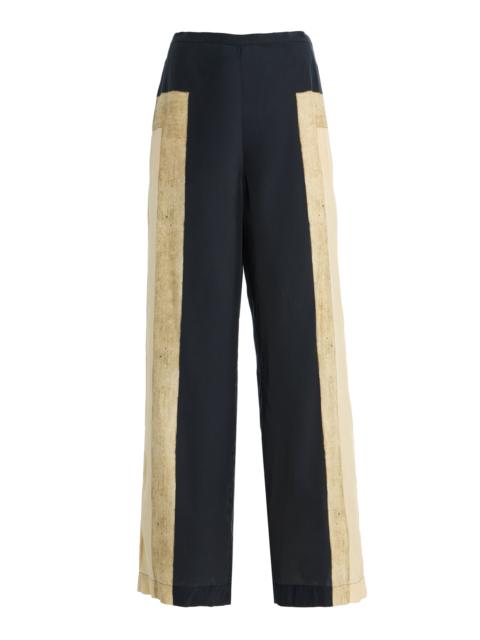 SIR. Sona Silk Straight-Leg Pants