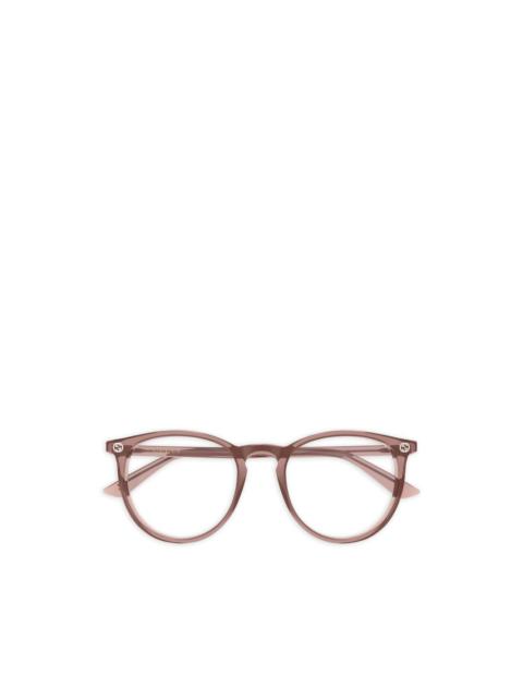 GUCCI round-frame glasses