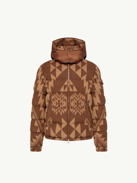 Moncler Boislune Hooded Corduroy Short Down Jacket