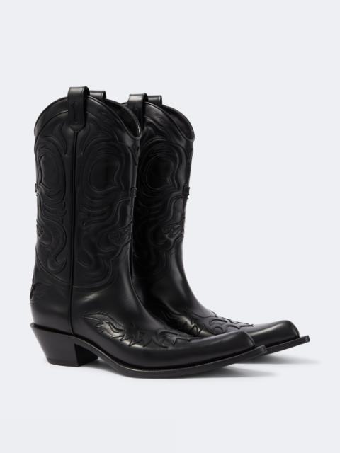 Acne Studios Bouni leather cowboy boots