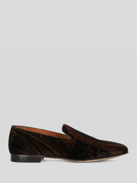 Etro PAISLEY JACQUARD MOCCASINS