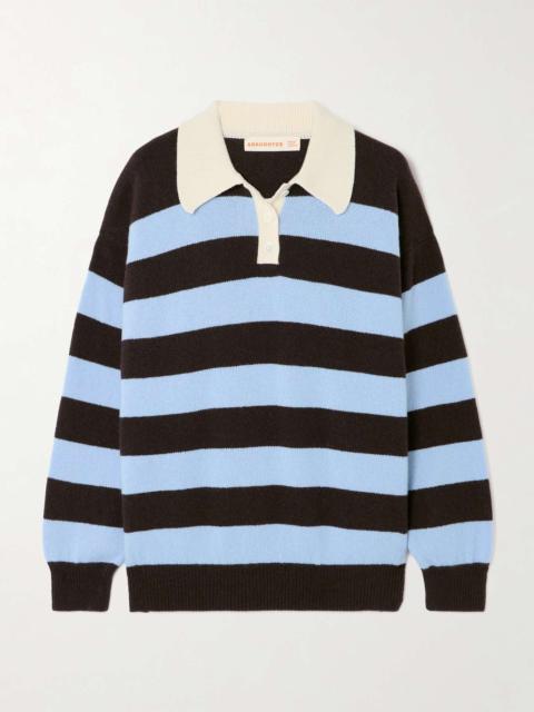 &DAUGHTER Edith striped wool sweater Blue