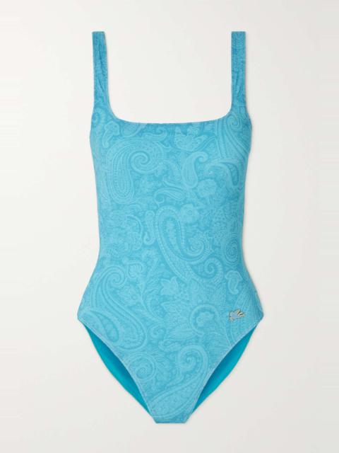 Etro Open-back paisley-print swimsuit