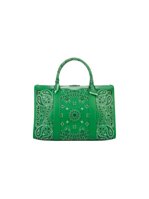 AMIRI Weekender Bandana Bag "Green" PF23MAW005 310