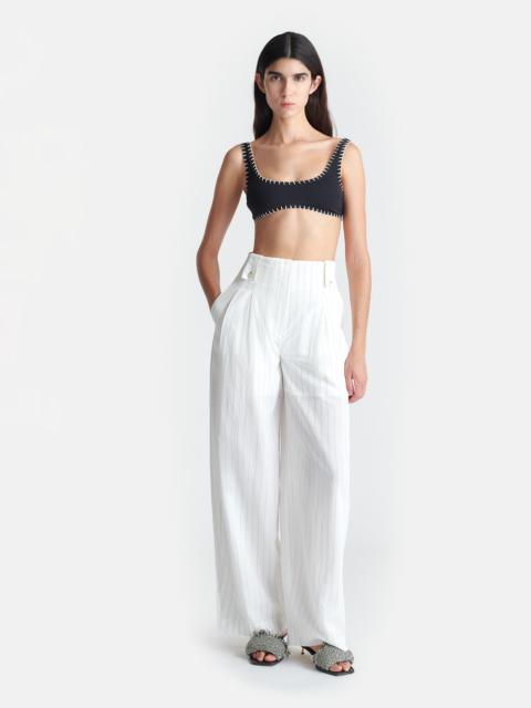 Nanushka Pleated Wide-Leg Pants