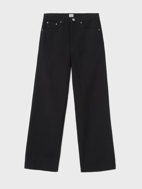 Totême Flare fit denim black