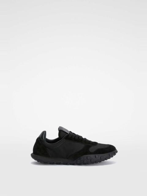 スニーカー Jil Sander Black Fabric And Suede Sneakers Jil Sander BLACK FABRIC SUEDE SNEAKERS | miinto | REVERSIBLE