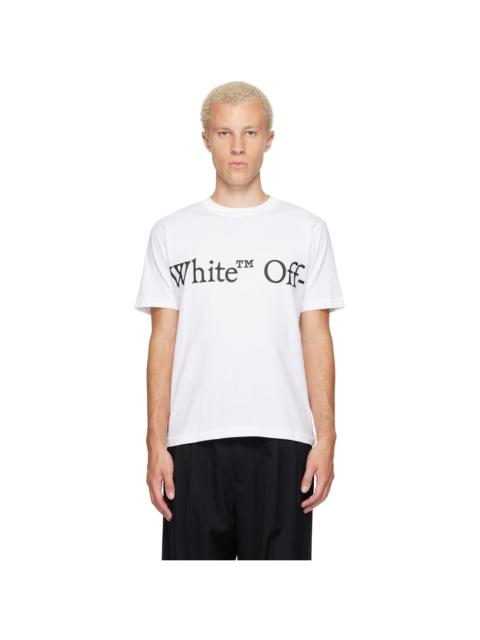 Off-White White Bookish Scarf Regular T-shirt