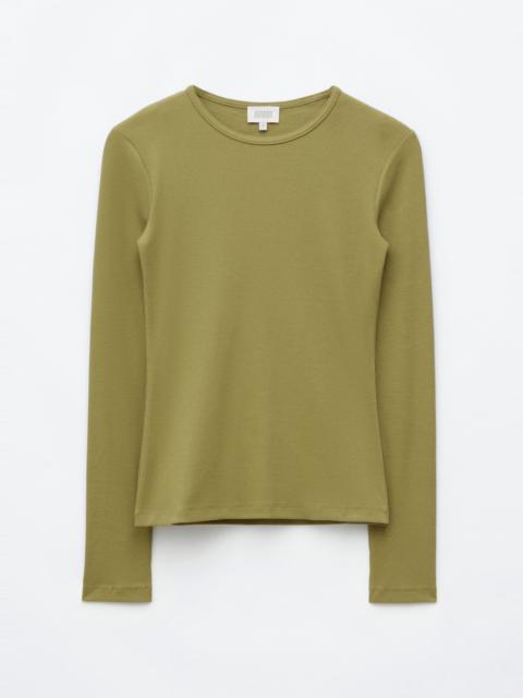 & Other Stories Ribbed Long-Sleeve Top